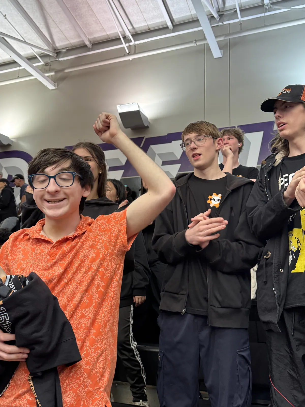 MorTorq students celebrating together during the 2026 competition season